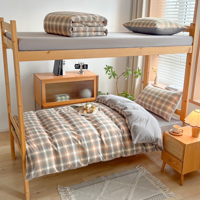 91家纺网 家纺一手货源 找家纺 吉象 2025新款水洗棉学生三件套 乔纳森