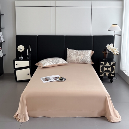 艾迪尚家纺 2025新款柔丝茸磨毛印花纽扣款单床单 雾岛-米