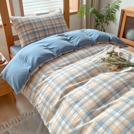 吉象 2025新款水洗棉学生三件套 云端