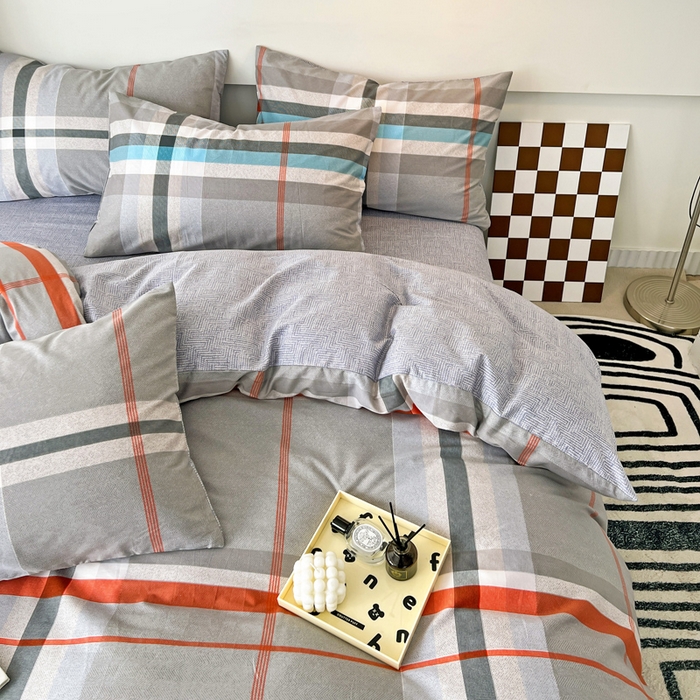 91家纺网 家纺一手货源 找家纺 西引力 2024新款全棉印花单被套 流金岁月