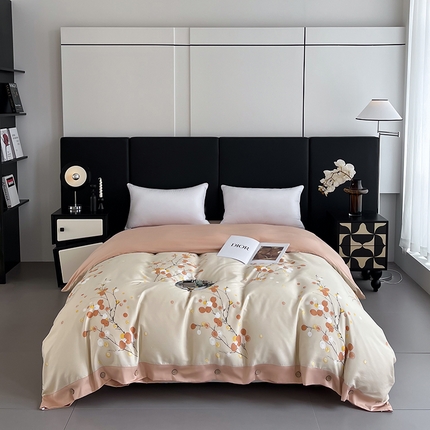 91家纺网 家纺一手货源 找家纺 （总）艾迪尚家纺 2025新款柔丝茸磨毛印花纽扣款单被套 送吊牌