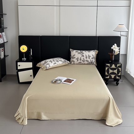 91家纺网 家纺一手货源 找家纺 （总）艾迪尚家纺 2025新款柔丝茸磨毛印花纽扣款单床单