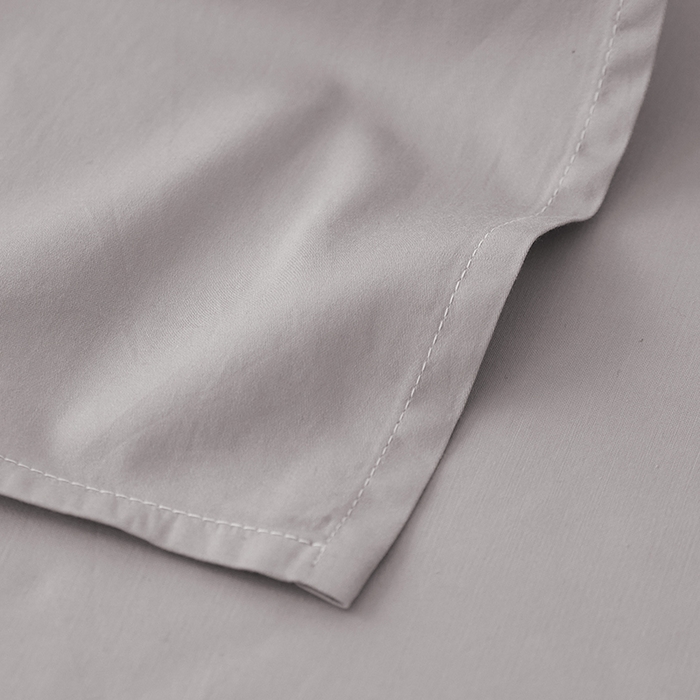 91家纺网 家纺一手货源 找家纺 安莱生活 2024新款100s全棉贡缎单床单 银灰