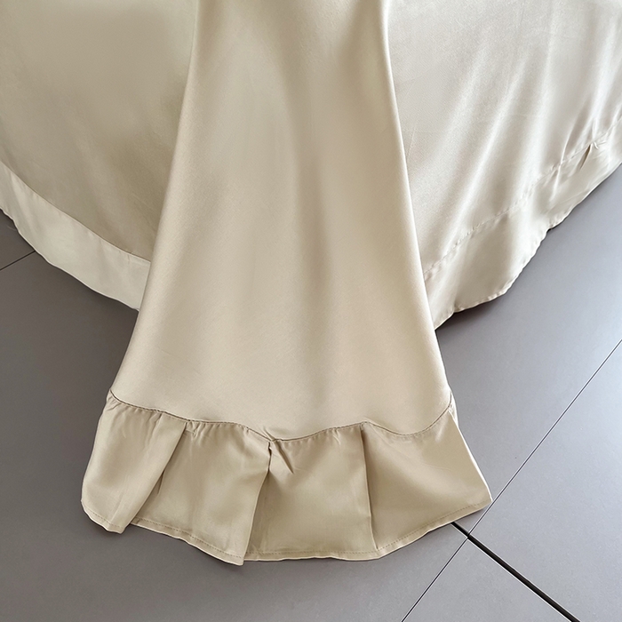 91家纺网 家纺一手货源 找家纺 艾迪尚家纺 2025新款柔丝茸磨毛印花纽扣款单床单 海莉