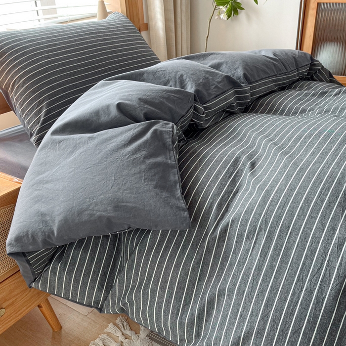 91家纺网 家纺一手货源 找家纺 吉象 2025新款水洗棉学生三件套 拿铁