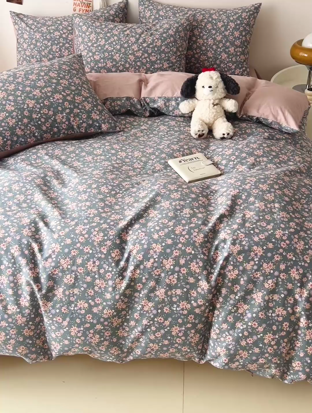 91家纺网 家纺一手货源 找家纺 西引力 2024新款全棉印花四件套 寻觅