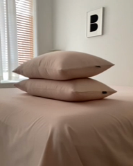 91家纺网 家纺一手货源 找家纺 安莱生活 2024新款100s全棉贡缎单枕套 虾粉