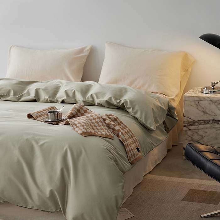 91家纺网 家纺一手货源 找家纺 （总）安莱生活 2024新款100s全棉贡缎单被套