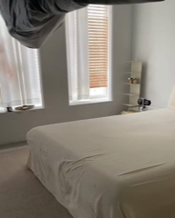 91家纺网 家纺一手货源 找家纺 安莱生活 2024新款100s全棉贡缎单被套 红灰