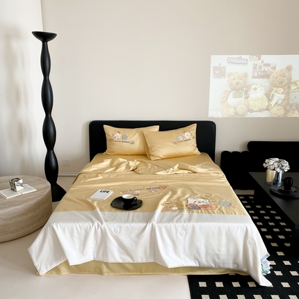 优然居家纺 2024新款儿童天丝夏被系列 黄油面包