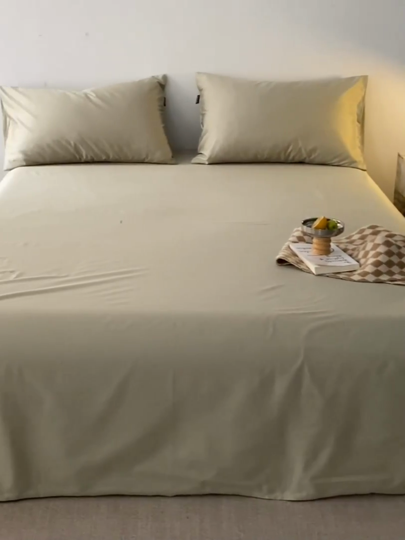 91家纺网 家纺一手货源 找家纺 （总）安莱生活 2024新款100s全棉贡缎单床单