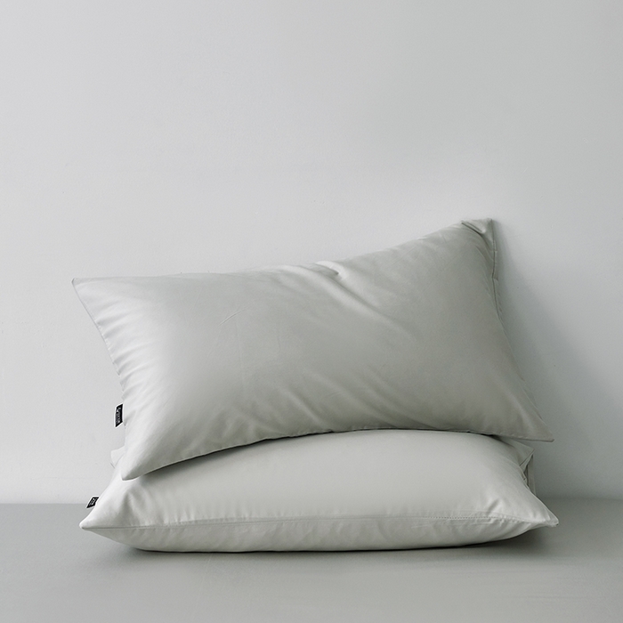 91家纺网 家纺一手货源 找家纺 安莱生活 2024新款100s全棉贡缎单枕套 高级灰