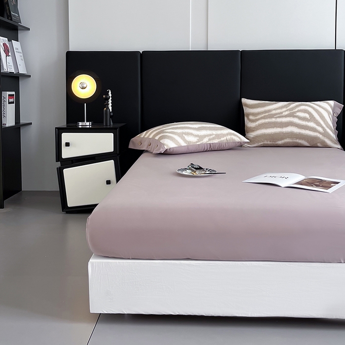 91家纺网 家纺一手货源 找家纺 艾迪尚家纺 2025新款柔丝茸磨毛印花纽扣款单床笠 唐顿