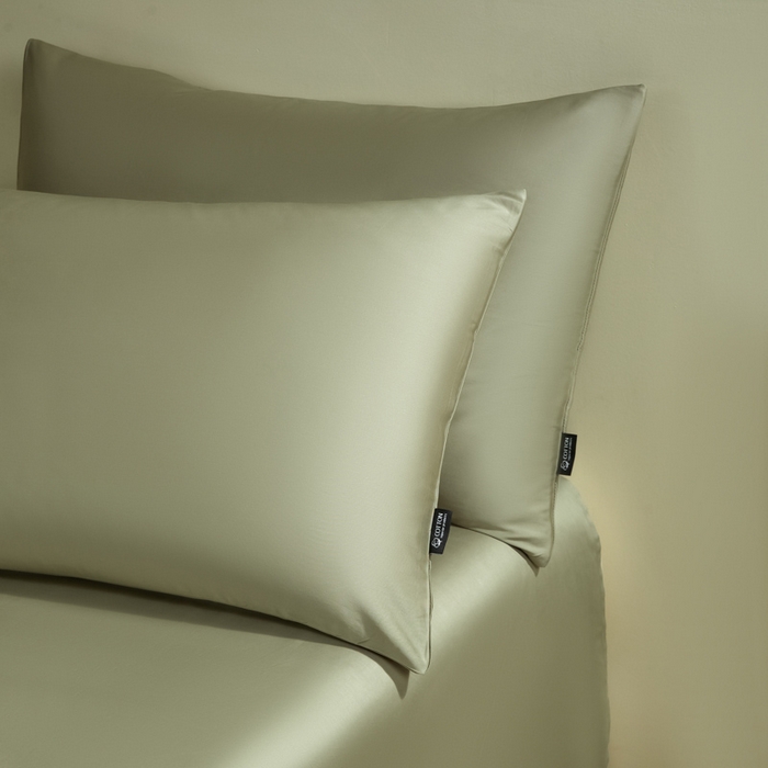 91家纺网 家纺一手货源 找家纺 安莱生活 2024新款100s全棉贡缎四件套 木果