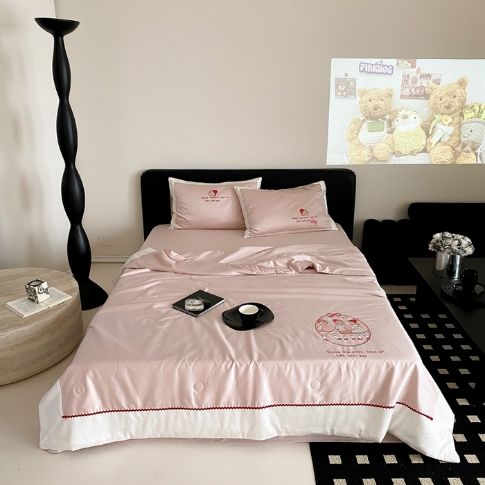 91家纺网 家纺一手货源 找家纺 优然居家纺 2024新款儿童天丝夏被系列 小红帽