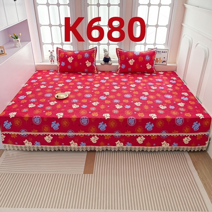 91家纺网 家纺一手货源 找家纺 （总）手艺人沙发垫炕垫 2025新款榻榻米垫带花纯棉绗缝百福图炕盖榻榻米炕垫K680 床盖榻榻米炕盖炕垫可定制