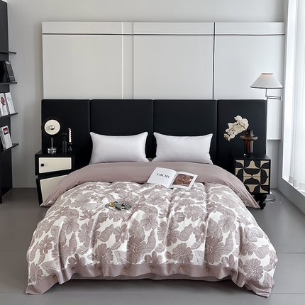 91家纺网 家纺一手货源 找家纺 （总）艾迪尚家纺 2025新款柔丝茸磨毛印花纽扣款单被套 送吊牌