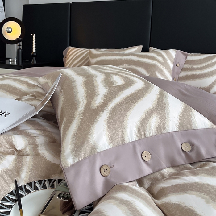 91家纺网 家纺一手货源 找家纺 艾迪尚家纺 2025新款柔丝茸磨毛印花纽扣款单被套 唐顿