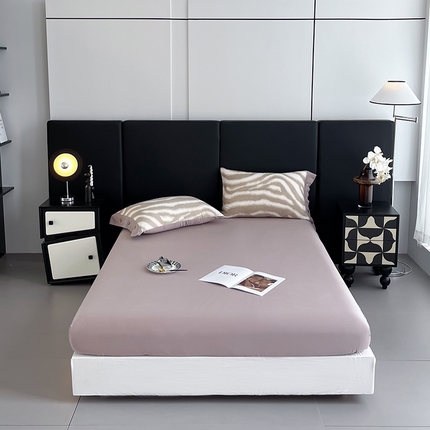 91家纺网 家纺一手货源 找家纺 艾迪尚家纺 2025新款柔丝茸磨毛印花纽扣款单床笠 唐顿