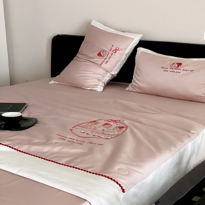 91家纺网 家纺一手货源 找家纺 优然居家纺 2024新款儿童天丝夏被系列 小红帽