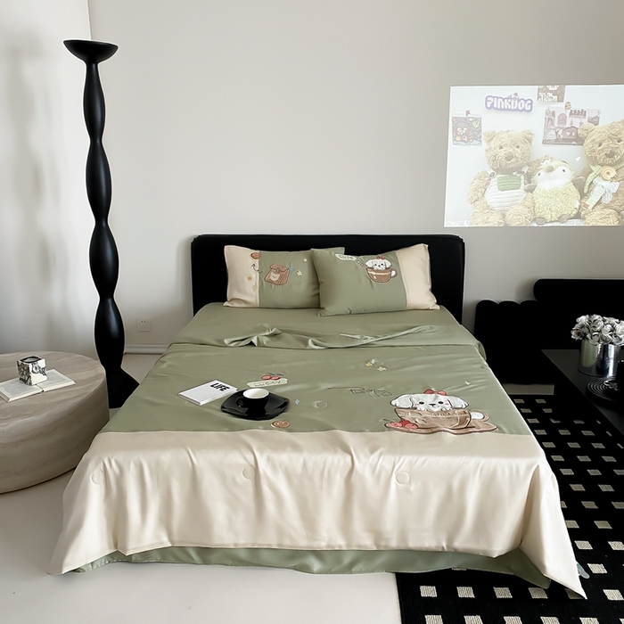 91家纺网 家纺一手货源 找家纺 （总）优然居家纺 2024新款儿童天丝夏被系列