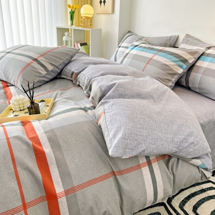 91家纺网 家纺一手货源 找家纺 西引力 2024新款全棉印花单被套 流金岁月