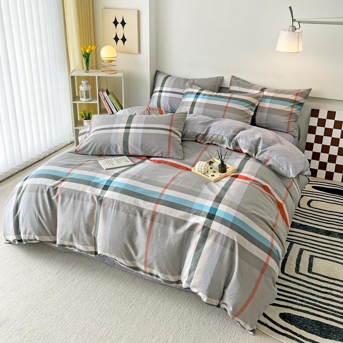 91家纺网 家纺一手货源 找家纺 西引力 2024新款全棉印花单被套 流金岁月