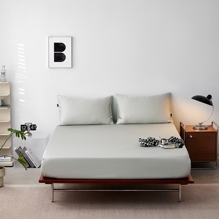 91家纺网 家纺一手货源 找家纺 （总）安莱生活 2024新款100s全棉贡缎单床笠