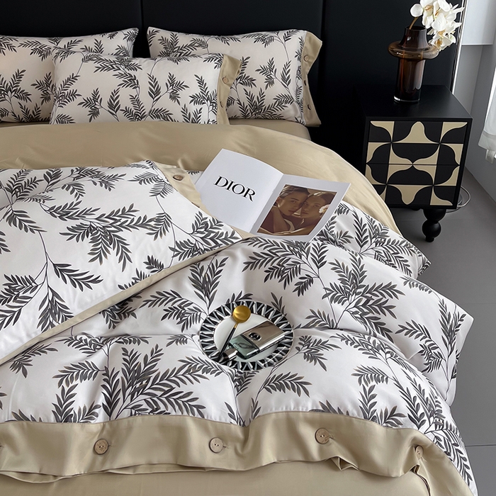 91家纺网 家纺一手货源 找家纺 艾迪尚家纺 2025新款柔丝茸磨毛印花纽扣款单被套 海莉