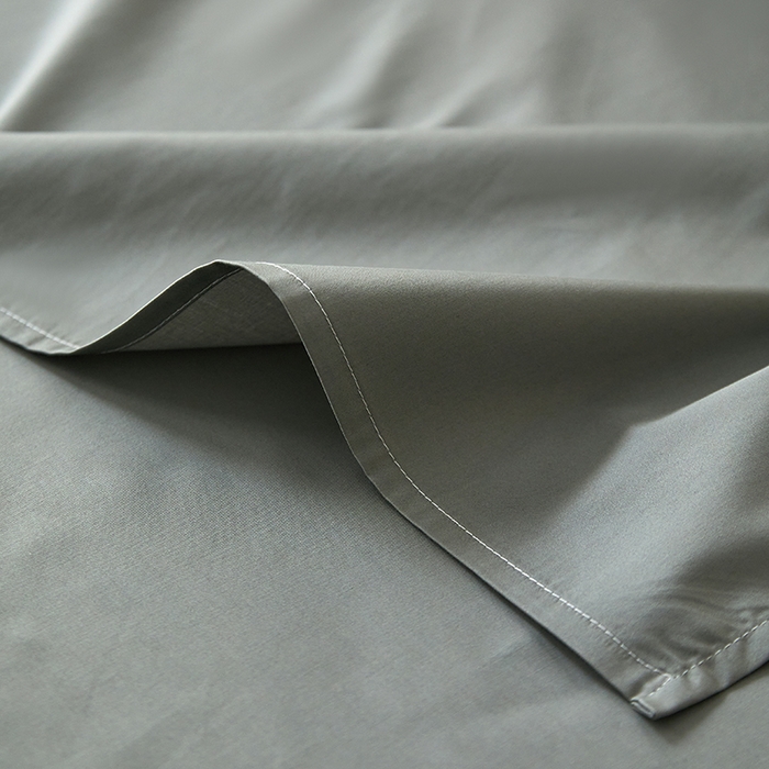 91家纺网 家纺一手货源 找家纺 安莱生活 2024新款100s全棉贡缎单床单 水绿