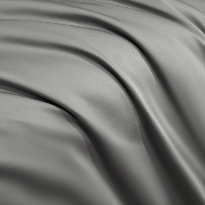 91家纺网 家纺一手货源 找家纺 安莱生活 2024新款100s全棉贡缎四件套 帝都灰