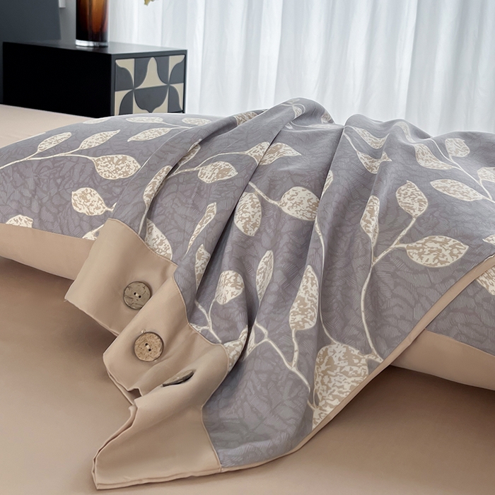 91家纺网 家纺一手货源 找家纺 艾迪尚家纺 2025新款柔丝茸磨毛印花纽扣款单枕套 碧秋