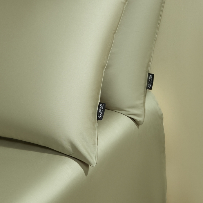 91家纺网 家纺一手货源 找家纺 安莱生活 2024新款100s全棉贡缎四件套 木果