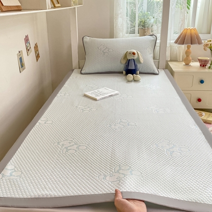 91家纺网 家纺一手货源 找家纺 （总）家喜爱 2025新款冰丝提花凉豆豆席子凉席