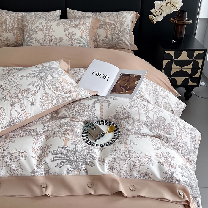 91家纺网 家纺一手货源 找家纺 艾迪尚家纺 2025新款柔丝茸磨毛印花纽扣款单被套 雾岛-米