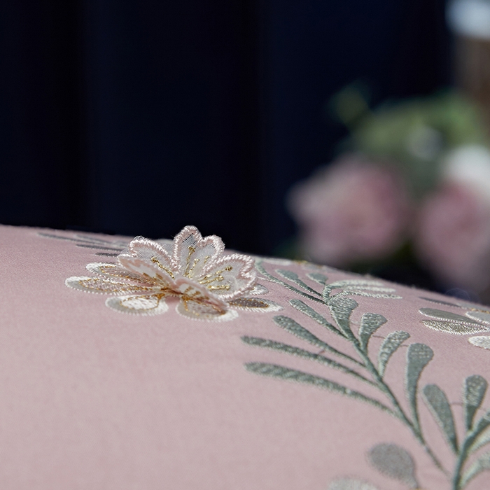 91家纺网 家纺一手货源 找家纺 美娘阁2025新款双股长绒棉居家款四件套 妍+豆沙粉