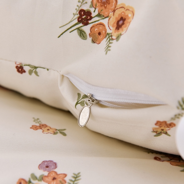 91家纺网 家纺一手货源 找家纺 富威堡家纺 2025新款双层纱棉花床垫 淡雅年华