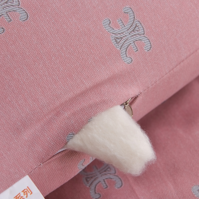 91家纺网 家纺一手货源 找家纺 富威堡家纺 2025新款双层纱棉花床垫 莫奈