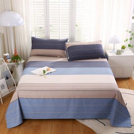 91家纺网 家纺一手货源 找家纺 伊而梦蚊帐 2025新款原棉老粗布床单系列 映象