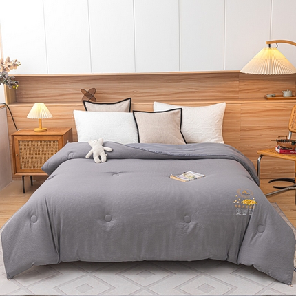 91家纺网 家纺一手货源 找家纺 （总）好欣怡 2025新款泡泡棉无染大豆被子被芯