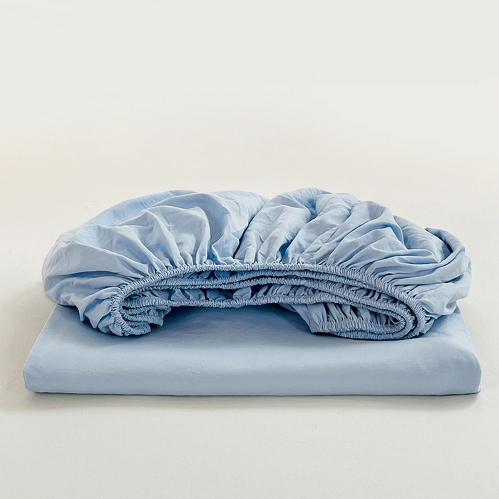 91家纺网 家纺一手货源 找家纺 （总）贝拉梦家纺 2024新款超柔水洗棉纯色简约单品床笠枕套