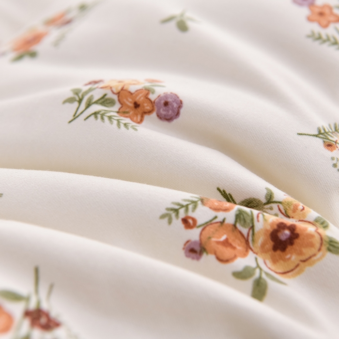 91家纺网 家纺一手货源 找家纺 富威堡家纺 2025新款双层纱棉花床垫 淡雅年华