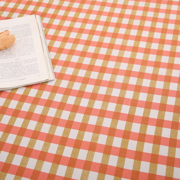 91家纺网 家纺一手货源 找家纺 伊而梦蚊帐 2025新款原棉老粗布床单系列 美满格-桔