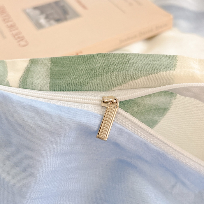 91家纺网 家纺一手货源 找家纺 绵庭家纺 2024新款全棉印花套件系列四件套 花香满径