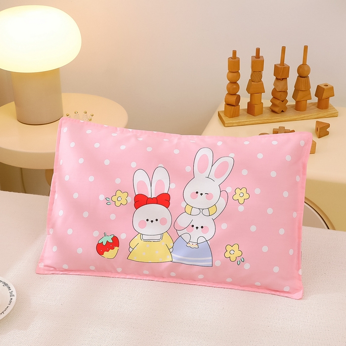 91家纺网 家纺一手货源 找家纺 鱼宝 2025新款全棉幼儿园套件 乖乖兔