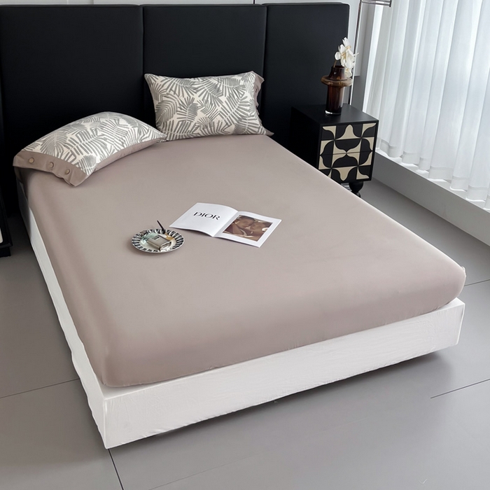 91家纺网 家纺一手货源 找家纺 艾迪尚家纺 2025新款柔丝茸磨毛印花纽扣款单床笠奈雪