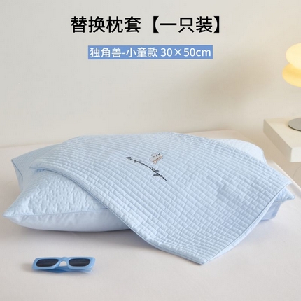 91家纺网 家纺一手货源 找家纺 （总）2025新款A类水洗全棉儿童棉花枕、荞麦枕-两规格 纯棉水洗棉儿童幼儿园棉花枕芯学生宿舍荞麦壳枕头