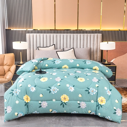 91家纺网 家纺一手货源 找家纺 （总）好欣怡家纺 2025新款洛卡棉冬被学生被四季被仿棉被芯