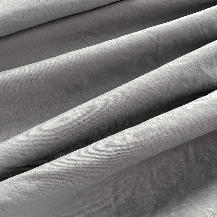 91家纺网 家纺一手货源 找家纺 贝拉梦家纺 2024新款超柔水洗棉纯色简约单品床笠枕套 莫奈灰