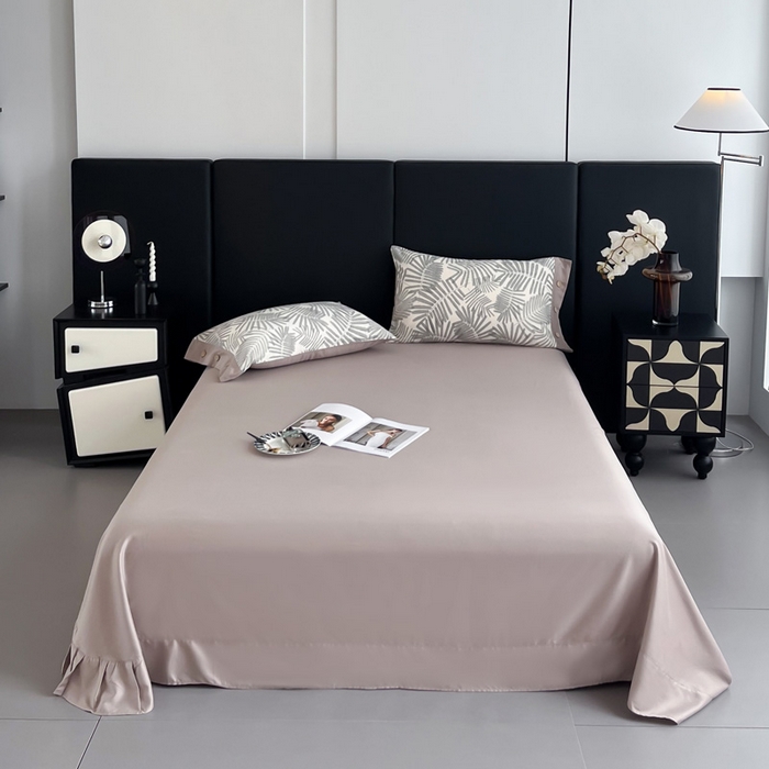 91家纺网 家纺一手货源 找家纺 艾迪尚家纺 2025新款柔丝茸磨毛印花纽扣款单床单奈雪